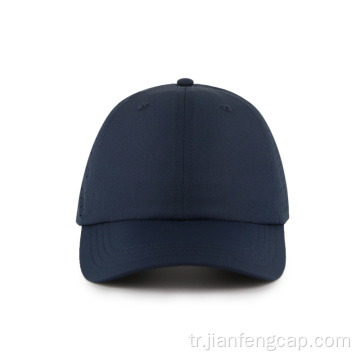 Açık beyzbol şapkası Delikli yan panel performans kapağı